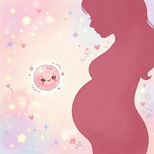 Watercolor illustration for week 1: No embryo yet — conception hasn't occurred